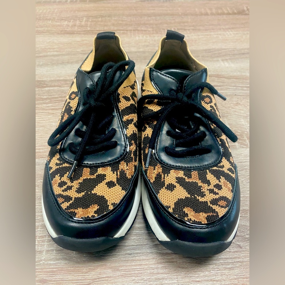 Vince Camuto Leopard Print Sneakers